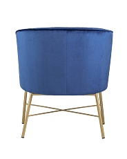 Кресло Stool Group Шале велюр синий FALETTE BLUE 3