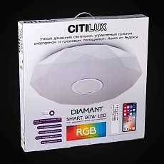 Потолочный светодиодный светильник Citilux Диамант Смарт CL713A80G 5