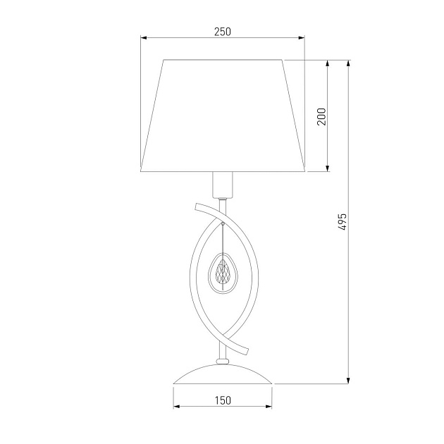 Настольная лампа Eurosvet 01066/1 перламутровое золото изображение 2 Настольная лампа Eurosvet 01066/1 перламутровое золото Фото № 2