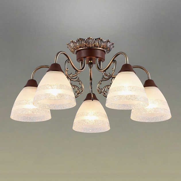 Потолочная люстра Omnilux Carapelle OML-55707-05 изображение 3 Потолочная люстра Omnilux Carapelle OML-55707-05 Фото № 3