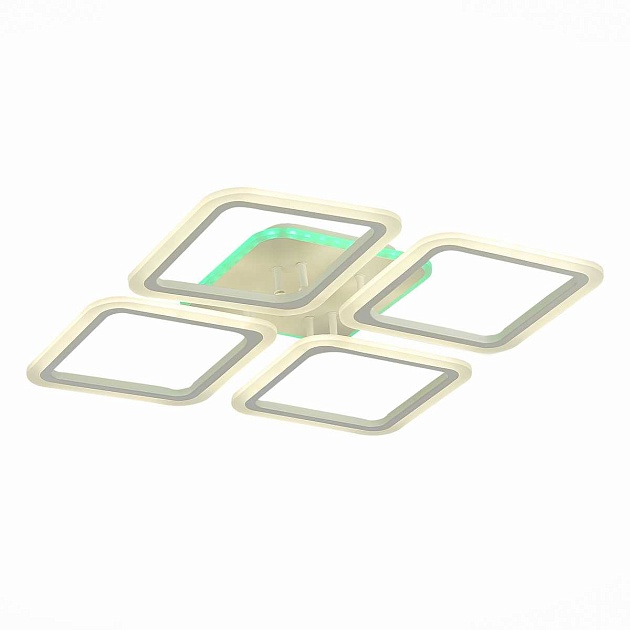 Потолочная светодиодная люстра Evoluce Qutro SLE200452-04RGB изображение 1 Потолочная светодиодная люстра Evoluce Qutro SLE200452-04RGB Фото № 1