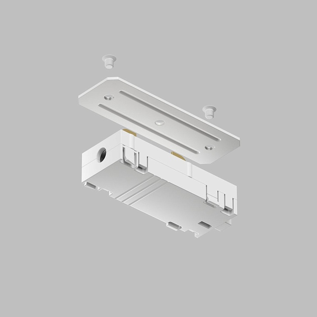 Прямой соединитель для шинопровода Denkirs Smart Base TR2101-WH Фото № 1