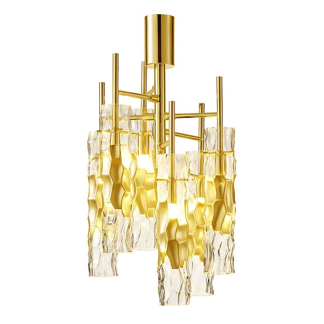 Подвесная люстра Crystal Lux Primavera PL6 Gold Фото № 3
