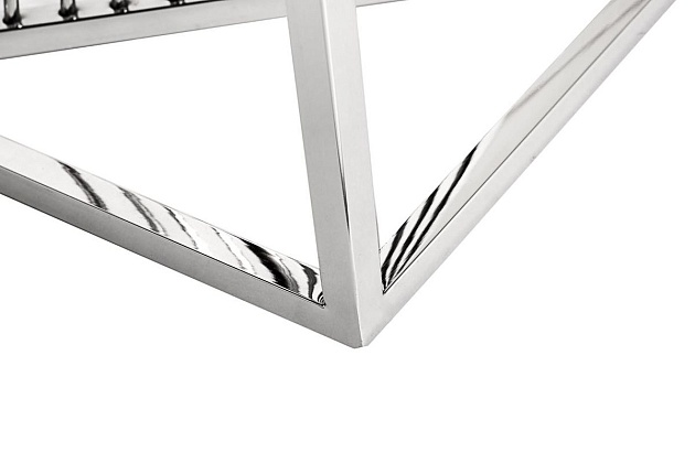Журнальный стол Garda Decor 13RXET8082L-Silver изображение 2 Журнальный стол Garda Decor 13RXET8082L-Silver Фото № 2