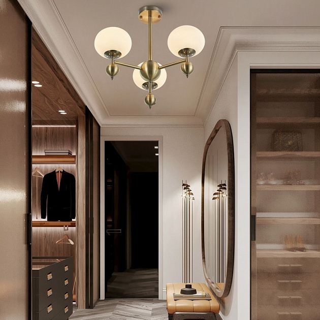 Потолочная люстра Arte Milano Neapolis70307 270307/3 GD Фото № 10