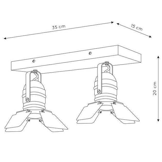Спот Lucide Picto 17997/02/35 изображение 2 Спот Lucide Picto 17997/02/35 Фото № 2