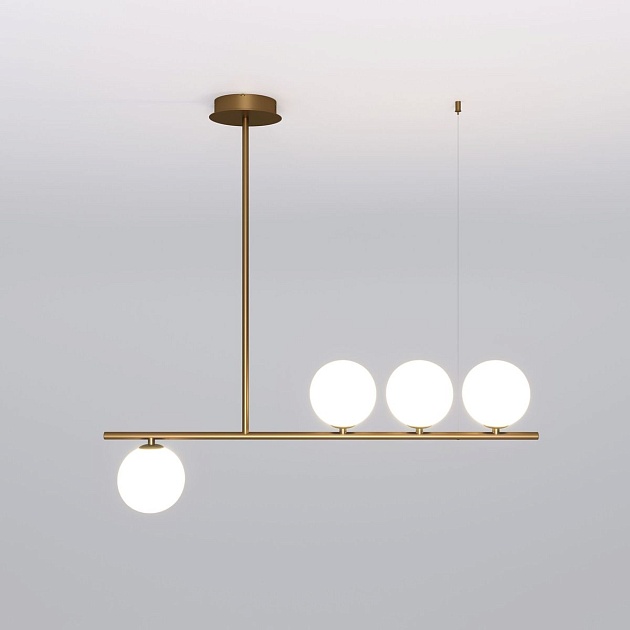 Подвесная люстра Eurosvet Fredo 70136/4 латунь изображение 1 Подвесная люстра Eurosvet Fredo 70136/4 латунь Фото № 1