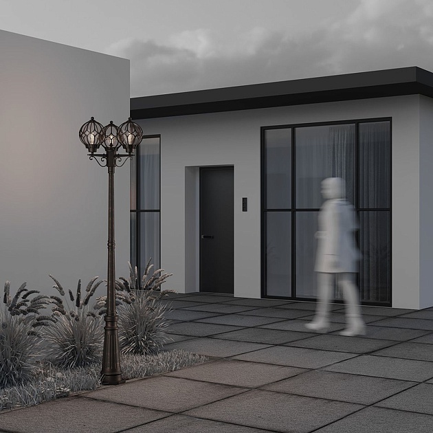 Садово-парковый светильник Maytoni Via O023FL-03G изображение 9 Садово-парковый светильник Maytoni Via O023FL-03G Фото № 9