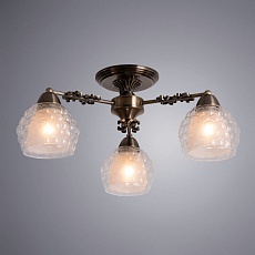 Потолочная люстра Arte Lamp Malina A7695PL-3AB 1