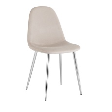 Кухонный стул Stool Group Валенсия SN велюр бежевый хромированные ножки OS-001L HLR-2 sl