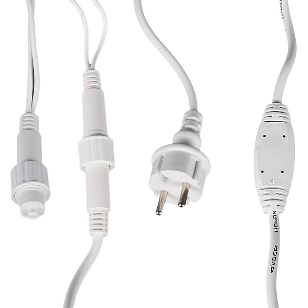 Cветодиодная гирлянда Sneha бахрома 230V белый мерцающий A-057B WW/W FLASH Фото № 3