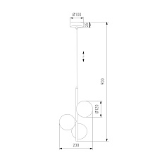 Подвесная люстра TK Lighting 5767 Estera 1