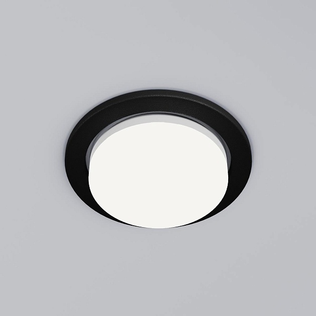Встраиваемый светильник Elektrostandard 1035 GX53 WH черный a069360 Фото № 3