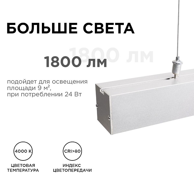 Подвесной светодиодный светильник Apeyron 14-25 Фото № 8