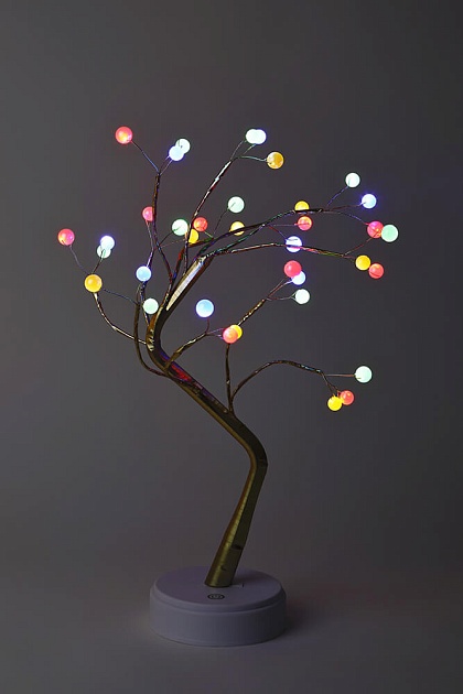 Светодиодная новогодняя фигура ЭРА ЕGNID - 36M дерево с разноцветными жемчужинами 36 LED Б0051948 фото 20