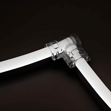 Коннектор L-образный Arlight ARL-Clear-U15-90 022702 2