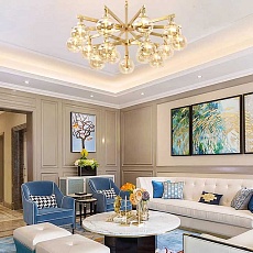 Подвесная люстра Imperium Loft Carmella Globe Pendant 10 84795-22 2