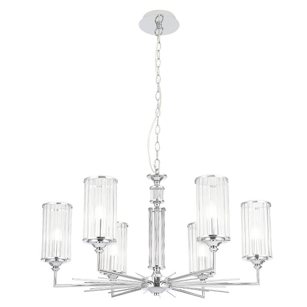 Подвесная люстра Crystal Lux Gloria SP6 Chrome Фото № 3