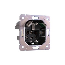 Розетка ROUND 1-ая с/з с/у з/ш 16А с USB A+C быстрой зарядки 5В/3А перламутр KRANZ KR-78-0704-1 2
