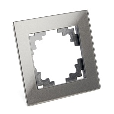 Рамка 1-постовая Stekker Катрин графит GFR00-7001-06 39539 2