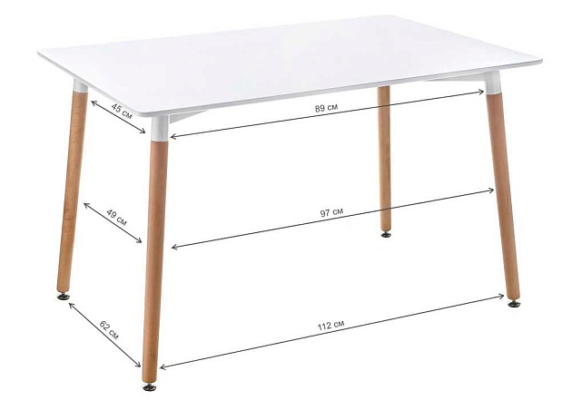 Кухонный стол Woodville Table 15356 изображение 2 Кухонный стол Woodville Table 15356 Фото № 2