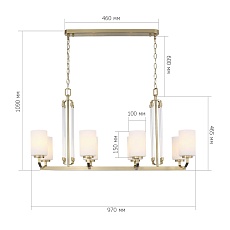 Подвесная люстра ST Luce Opalus SL1403.333.08 1