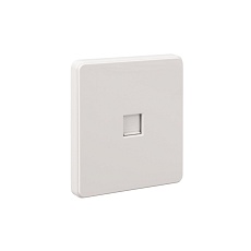 Розетка ROUND компьютерная RJ45 кат6 с/у перламутр KRANZ KR-78-0724-1 3