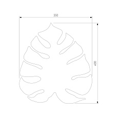 Настенный светильник TK Lighting 5422 Monstera 1