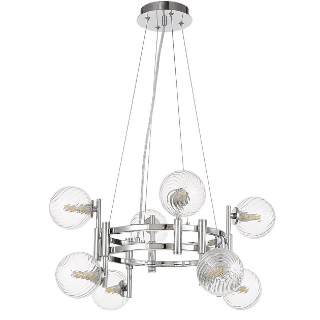 Подвесная люстра Crystal Lux Luxury SP8 Chrome Фото № 1