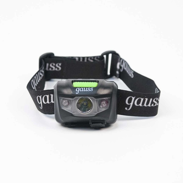 Налобный светодиодный фонарь Gauss аккумуляторный 40х60 130 лм GF405 Фото № 3