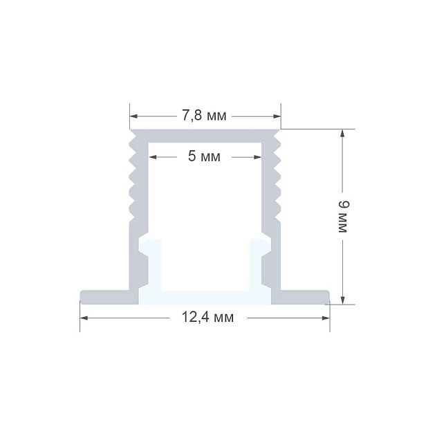 Профиль встраиваемый Apeyron 08-39 изображение 3 Профиль встраиваемый Apeyron 08-39 Фото № 3