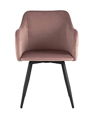 Кухонный стул Stool Group Ника вращающийся велюр пыльно-розовый MC66-5F KD HLR-44 1
