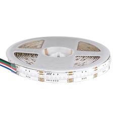 Лента светодиодная ELFLED 840COB диодов, 24В, 5м, ширина 12мм, RGBW ELFLED-840COB-12-RGBW-24 1