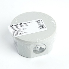 Коробка разветвительная STEKKER EBX20-34-44, 75*75*40мм, 4 ввода, IP44, светло-серая (GE41237) 1