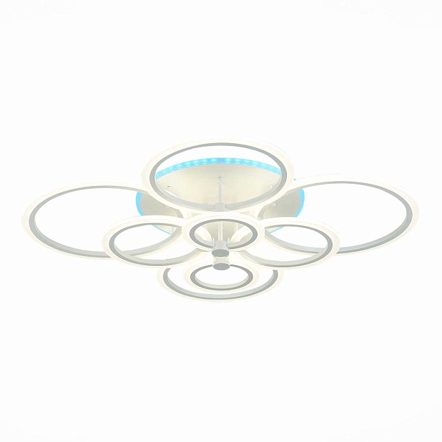 Потолочная светодиодная люстра Evoluce Cerina SLE500552-08RGB изображение 1 Потолочная светодиодная люстра Evoluce Cerina SLE500552-08RGB Фото № 1