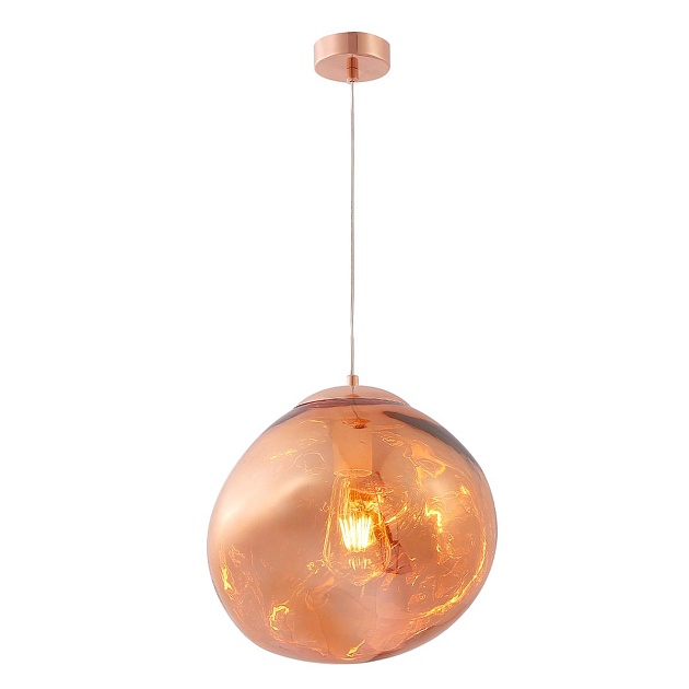 Подвесной светильник Crystal Lux Malaga SP1 D280 Cooper изображение 1 Подвесной светильник Crystal Lux Malaga SP1 D280 Cooper Фото № 1