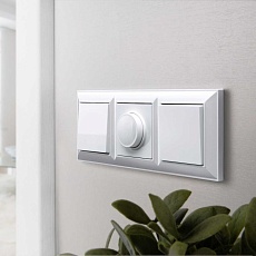 Выключатель одноклавишный Werkel белый W1110001 4690389154973 2