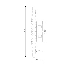 Настенный светодиодный светильник Eurosvet Kreis 101002 LED белый a071496 3