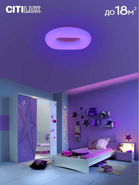 Потолочный светодиодный светильник Citilux Стратус Смарт CL732A520G изображение 4 Потолочный светодиодный светильник Citilux Стратус Смарт CL732A520G Фото № 4