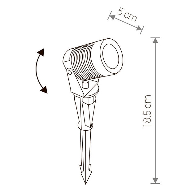 Ландшафтный светодиодный светильник Nowodvorski Spike Led 9100 фото 2