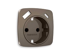 Лицевая панель розетки AMBRELLA VOLT OP6400 2