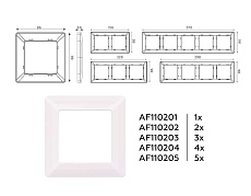 Рамка AMBRELLA VOLT AF110204 3