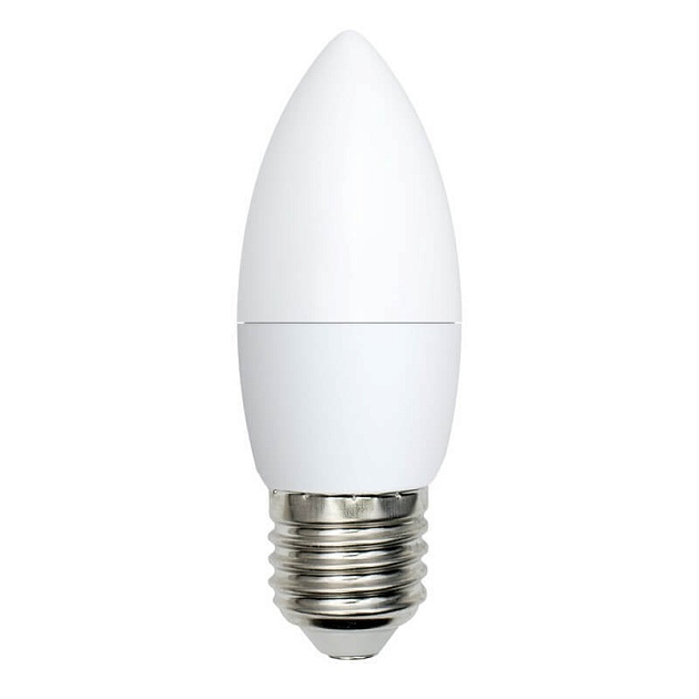 Лампа светодиодная E27 9W 3000K матовая LED-C37-9W/WW/E27/FR/NR UL-00003807 фото 
