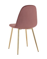 Кухонный стул Stool Group Валенсия SN велюр пыльно-розовый золотые ножки OS-001L HLR-44 gl 4
