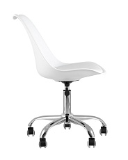 Офисный стул Stool Group BLOK пластиковый белый Y818 white 3
