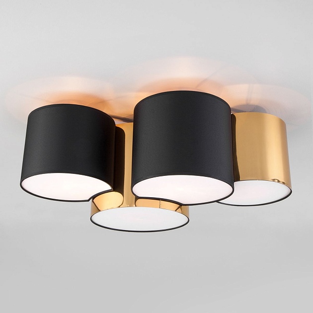 Потолочный светильник TK Lighting 3446 Mona Black/Gold фото 