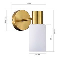 Бра Evoluce Gessi SLE1139-301-01 1