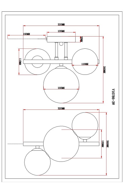 Бра Moderli Renny V10786-3W Фото № 2