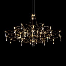 Подвесная люстра Loft IT Mira 10590/1000 Gold Asfour 3