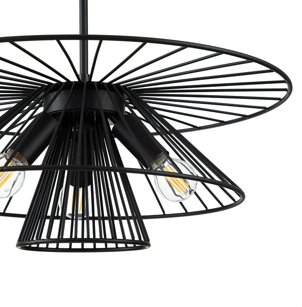 Подвесная люстра Indigo Strato 10016/3P Black V000287 изображение 3 Подвесная люстра Indigo Strato 10016/3P Black V000287 Фото № 3